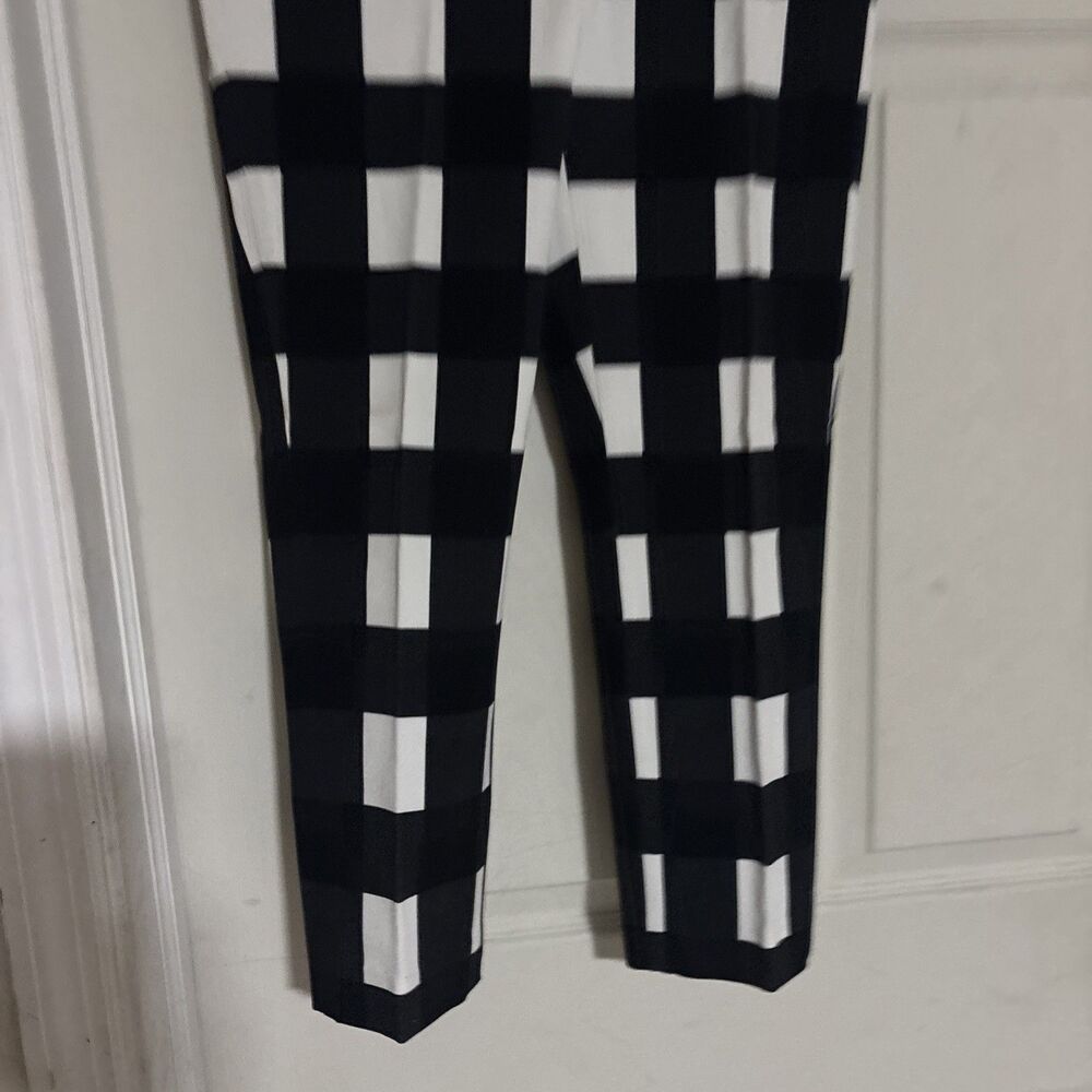 BANANA REPUBLIC SLOAN Pants Womens 2 Career Tapered Plaid Zip - Picture 2 of 9